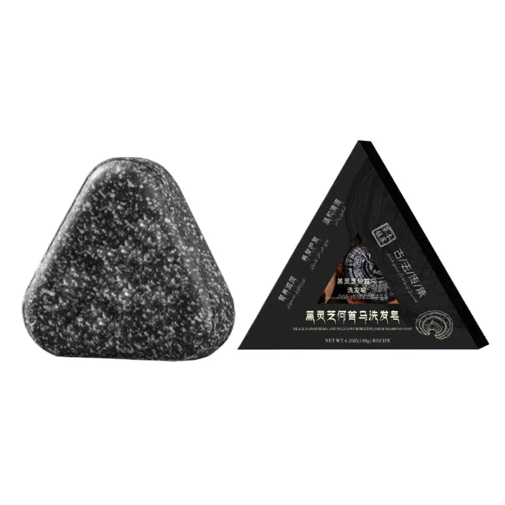 1/3PCS Grass & Platyclades Natural Herbal Shampoo Soap Strengthens Roots Controls Oil Cleanses Scalp Hair Growth Hair Soap