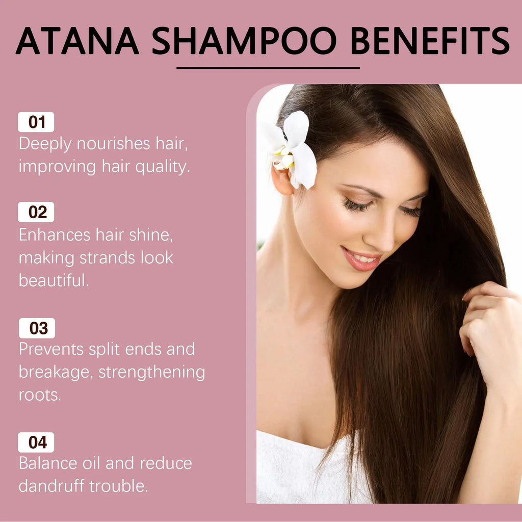 Batana Oil Shampoo Deep Cleaning Moisturizing Smooth Anti Frizzy Repair Damaged Hair Regulate Scalp Oil Regrowth Hair Care Set