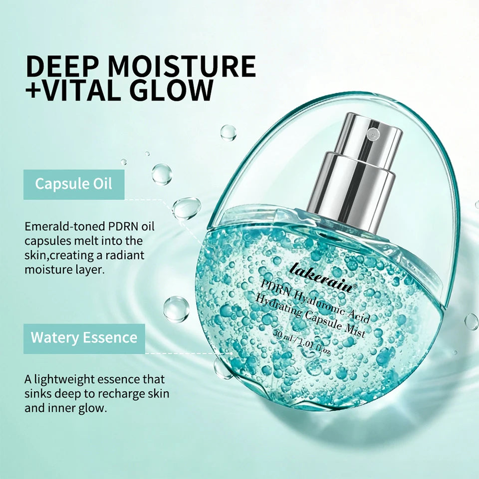 PDRN Collagen Glow Facial Serum Spray Instant Plumping Firming Deep Moisture Hydrating Face Mist  Korean Skincare