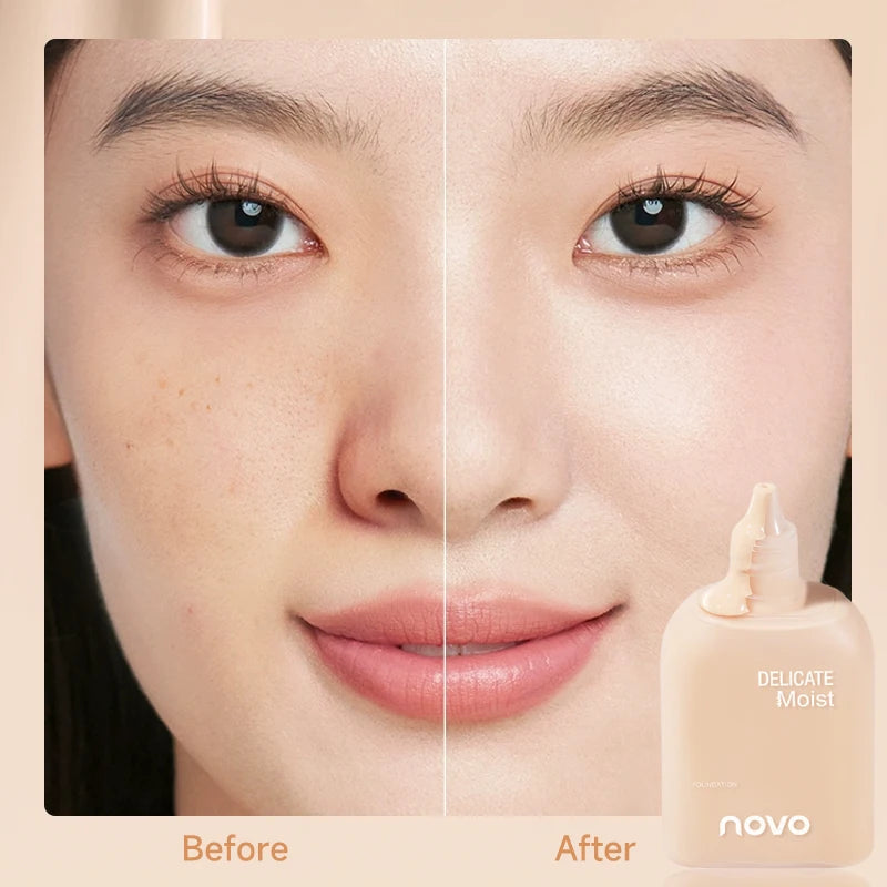 Smooth Liquid Foundation – Moisturizing, Oil‑Control & Waterproof