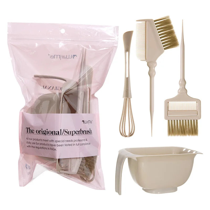 Complete Hair Coloring Kit, Reusable Salon‑Grade Comb Set