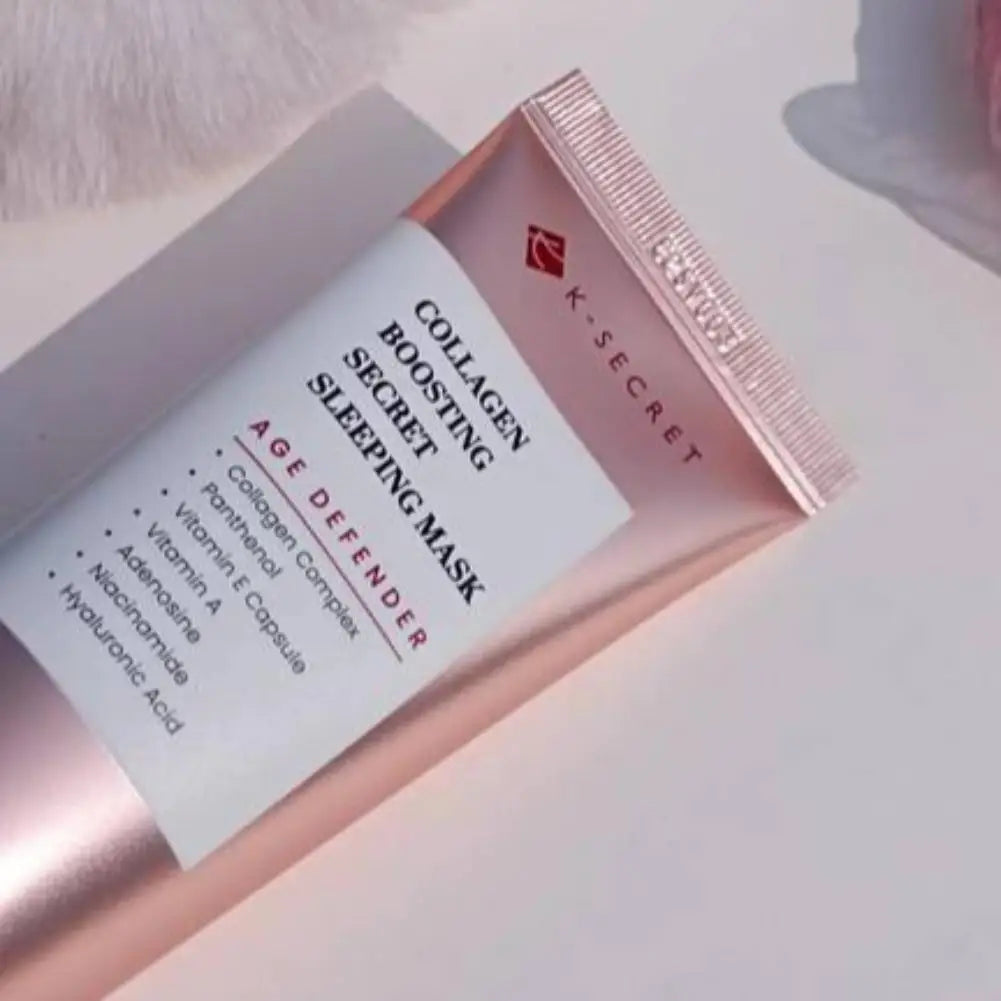 K-SECRET Korean Deep Collagen Mask Peel Off Mask Face Anti Wrinkle Lifting Skin Care Masks Pack Night Wrapping  Overnight Skin