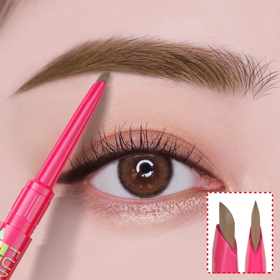 Professional Waterproof Eyebrow Pencil – Long‑Wear Tattoo Brow Pen with Brush, 5 Color Options