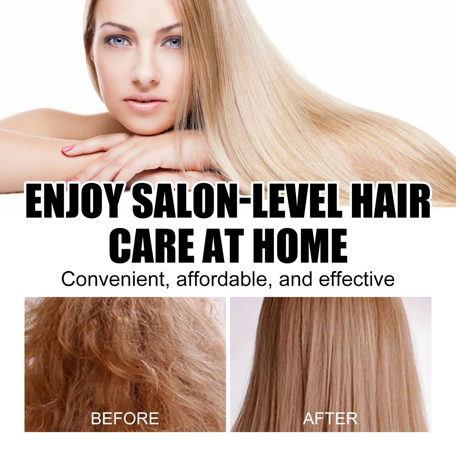 Keratin 8‑Second Hair Mask – Anti‑Frizz & Breakage Repair