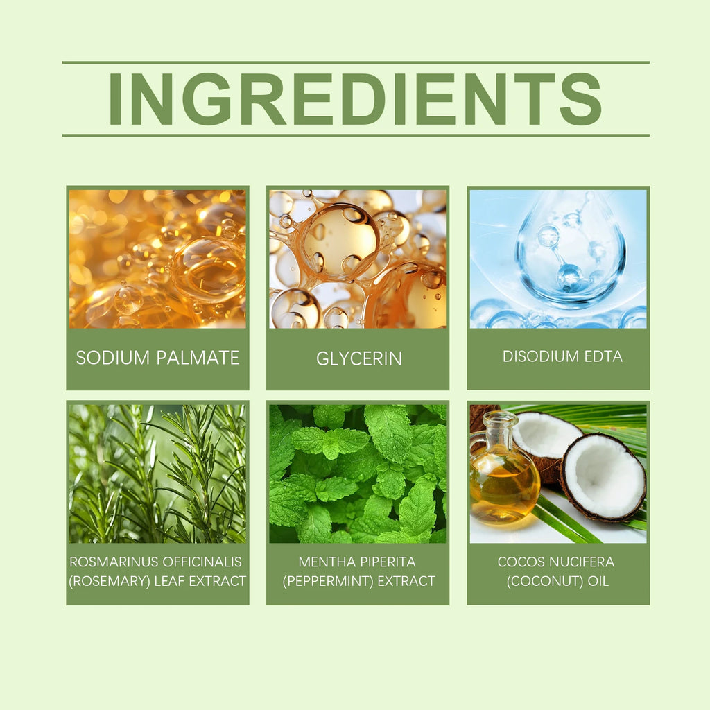 Rosemary Shampoo Bar Natural Scalp Care Deep Cleansing Strengthen Hair Roots Volumizing Formula Plant Solid Soap Travel Friendly