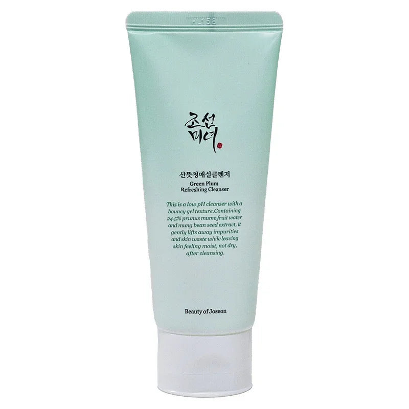 Beauty of Joseon Green Plum Cleanser & Rice Probiotic Sunscreen SPF50+ – Hydrate, Brighten & Protect Skincare Set