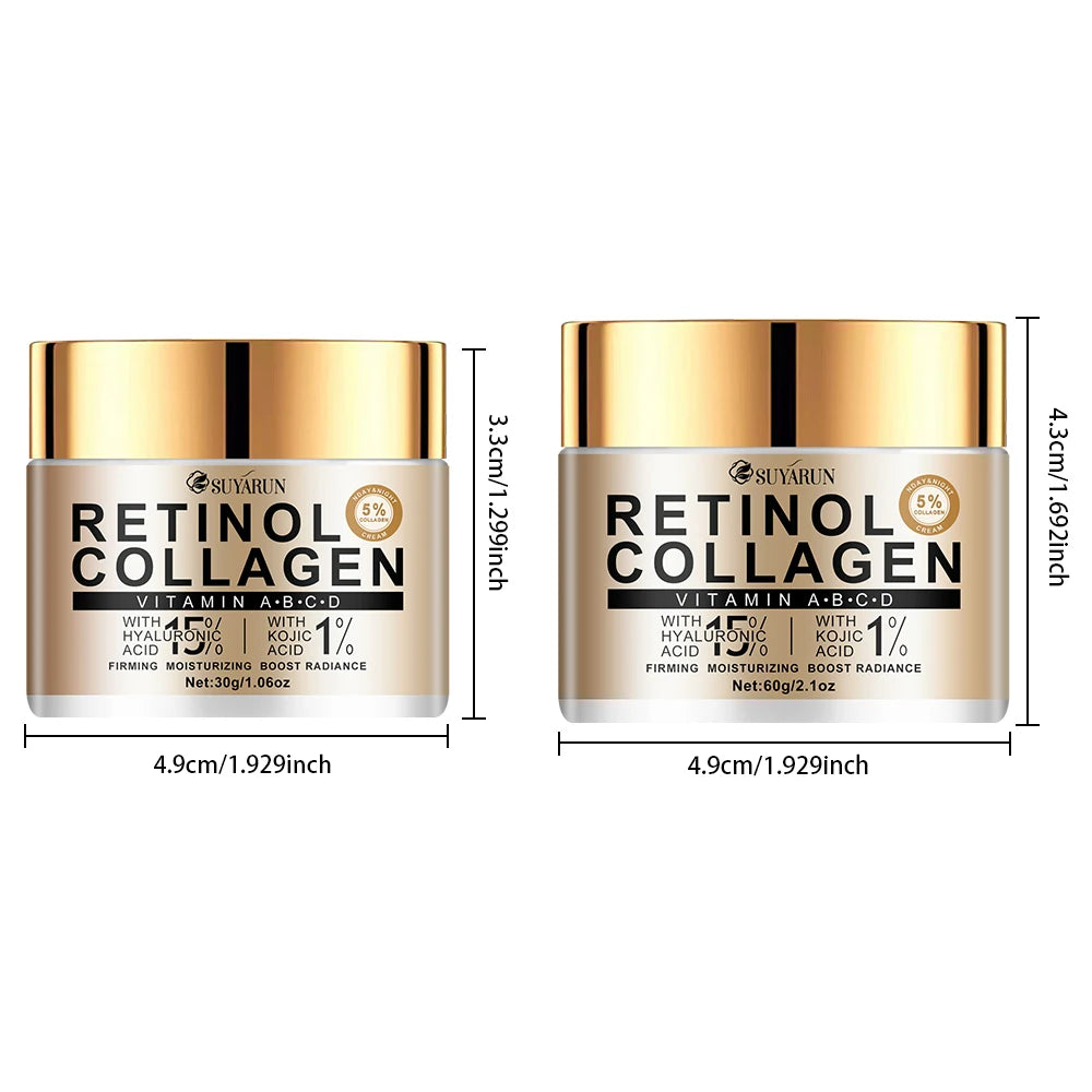 Brightening Collagen Moisturizer – Kojic Acid & Hyaluronic Acid Formula