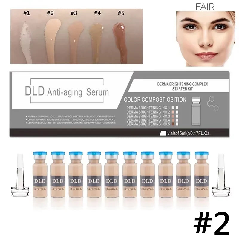 Korean BB Glow Ampoule 5ml – Whitening, Moisturizing & Sun‑Protective Foundation Essence