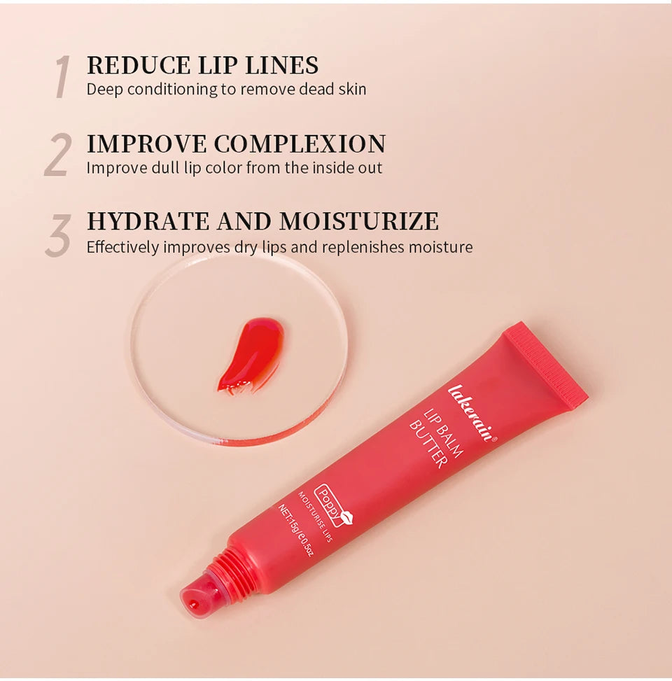 Lakerain Moisturizing Butter Lip Balm – Smooth, Nourishing Daily Lip Care (Vanilla)