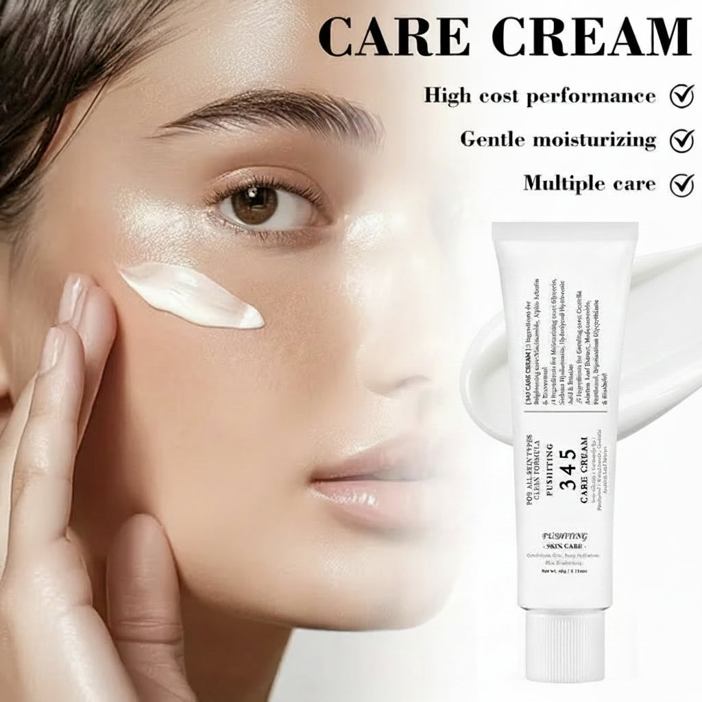 345 Series Skincare Set – Eye Cream, Serum & Face Cream for Lifting, Hydration & Dark Circle Repair