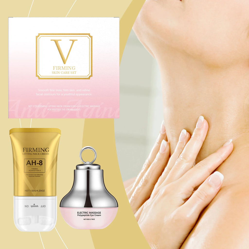Anti-Aging Firming Skin Care Moisturizer Increase Skin Elasticity Remove Wrinkles Electric Massage Polypeptide Firming Eye Cream