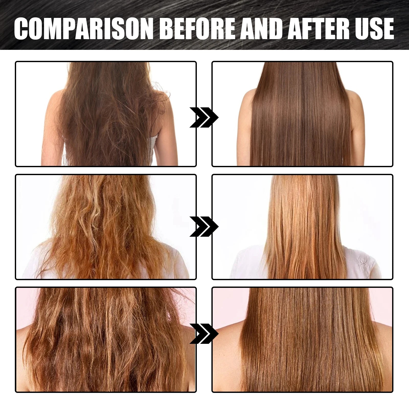 Keratin 8‑Second Hair Mask – Anti‑Frizz & Breakage Repair