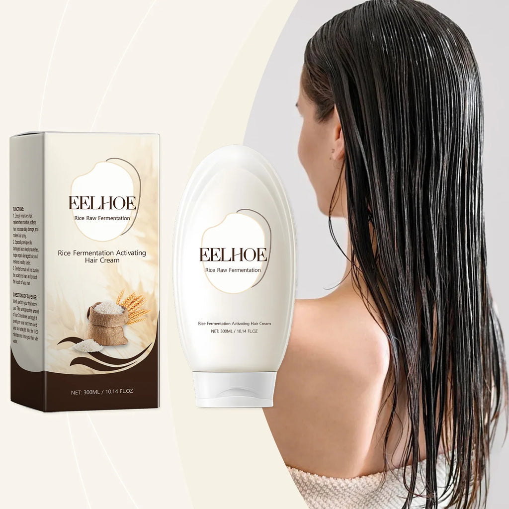 Rice Essence Hair Cream – Strengthening & Smoothing by EELHOE