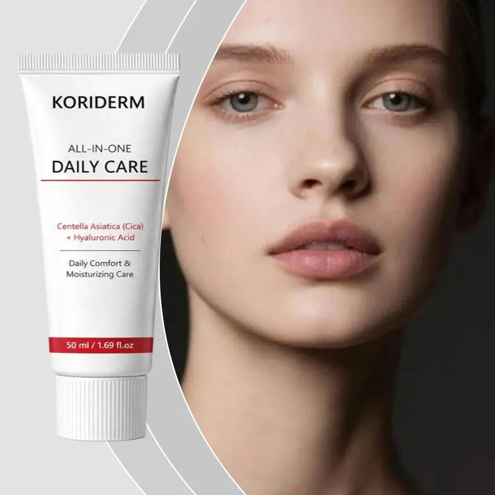 Centella Asiatica Firming Facial Cream Hyaluronic Acid Barrier Repair Moisturizing Gentle Non Irritating For Daily Skincare