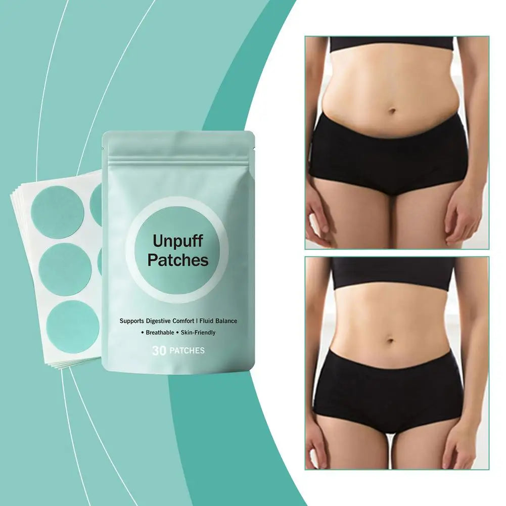30 UnPuff PATCHES Supports Naturally Plant Ingredients Comfort