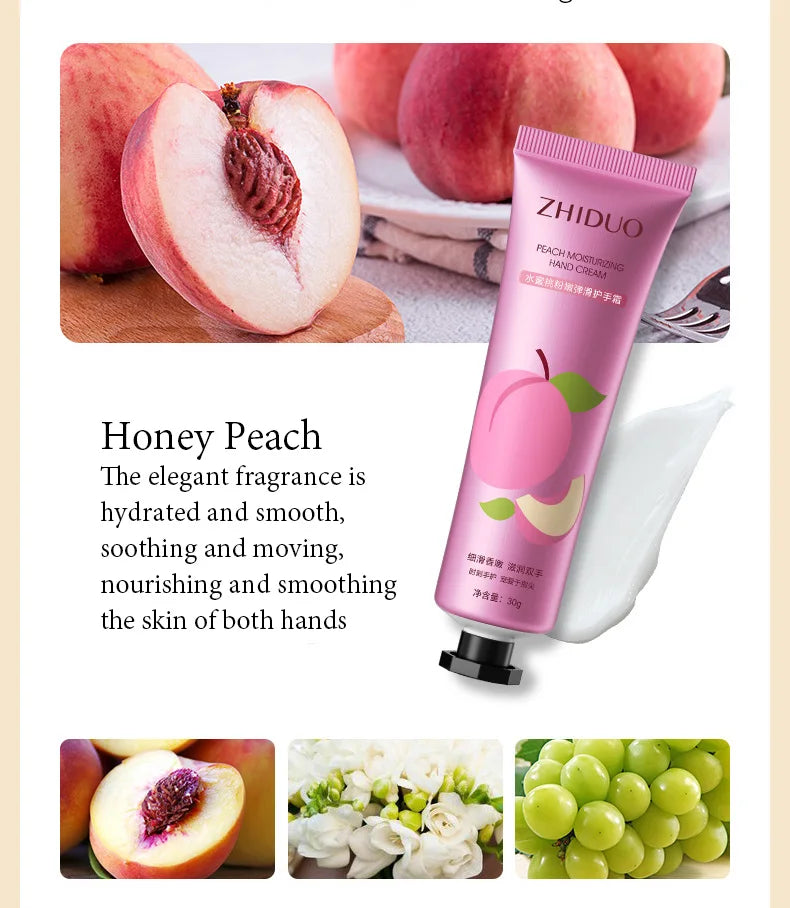 Fruity & Flowery Hand Cream Set – 10pcs Deep Moisturizing, Nourishing & Anti‑Aging Care Kit