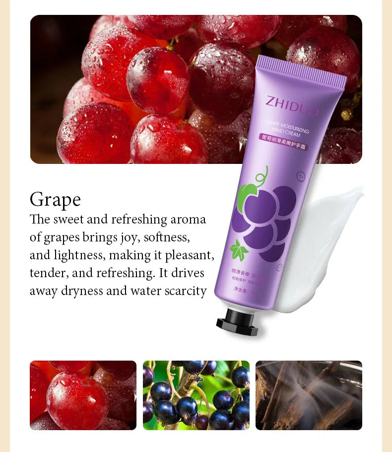 Fruity & Flowery Hand Cream Set – 10pcs Deep Moisturizing, Nourishing & Anti‑Aging Care Kit