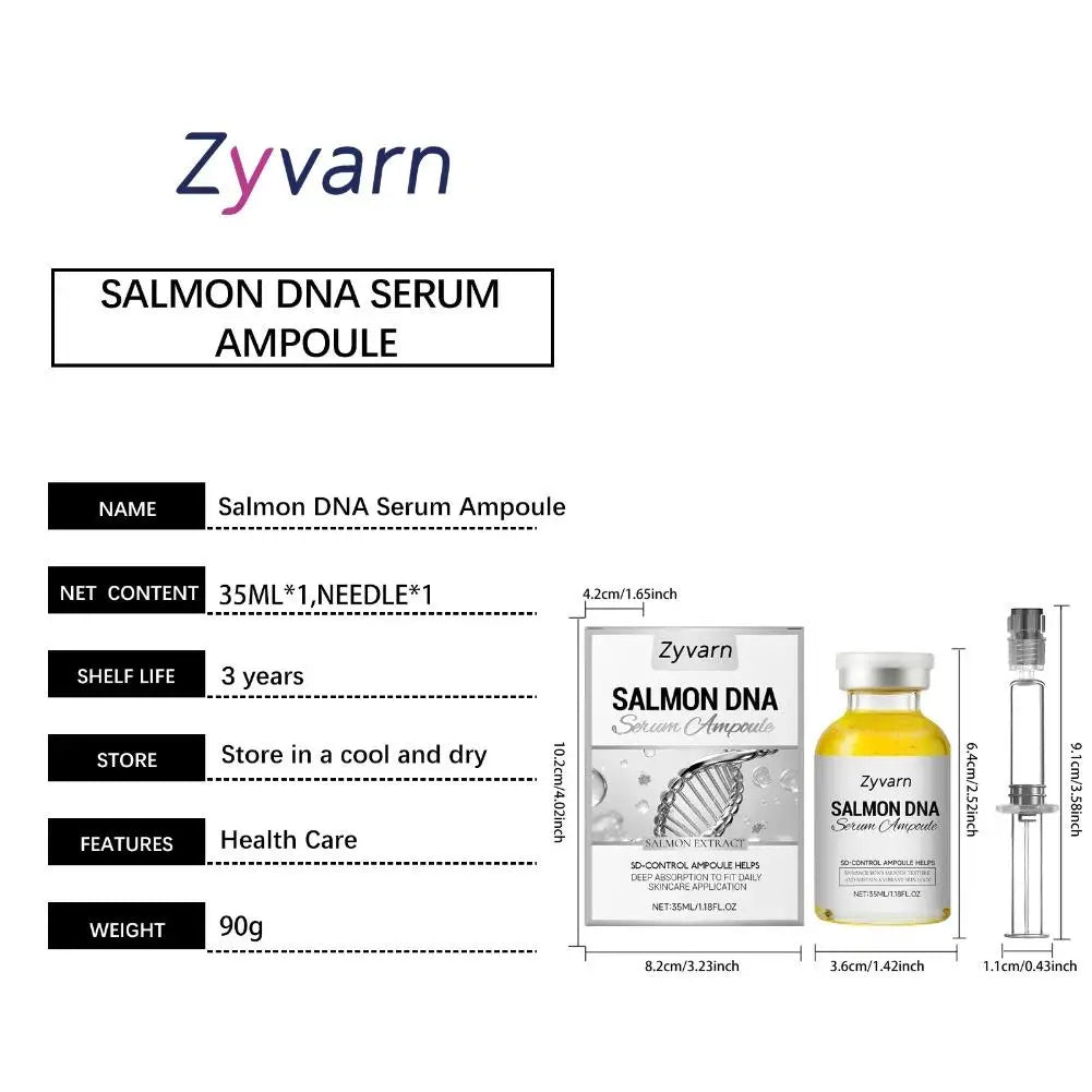 Korean Salmon Ampoule Serum Pure Peptide Powerful Firming Anti-Aging Essence Lotion Effectively Tightens Moisturizes Skincare