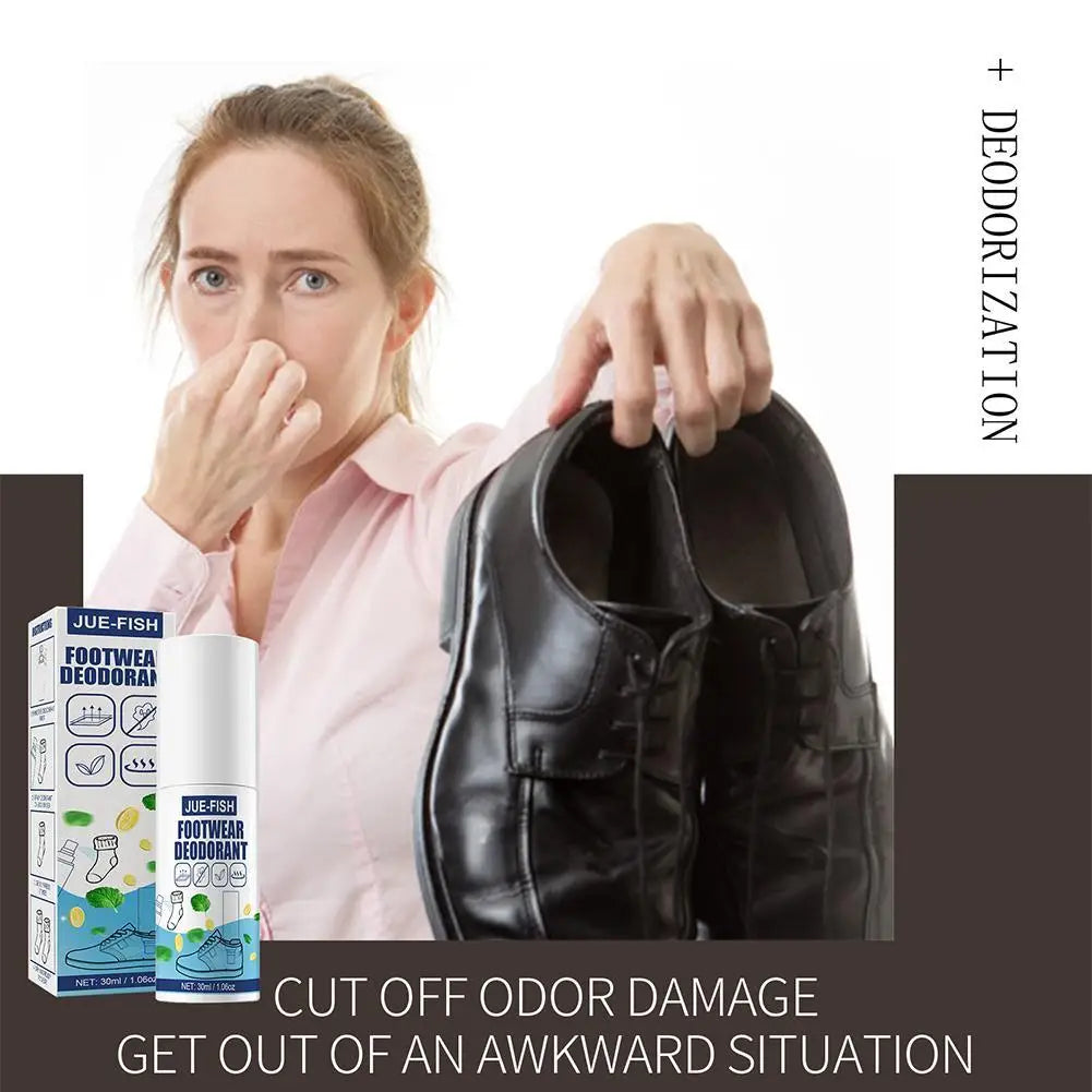 Foot Odor Defense Spray – Shoe & Sock Deodorizing Perfume | Odor Removal, Anti‑Sweat Foot Care