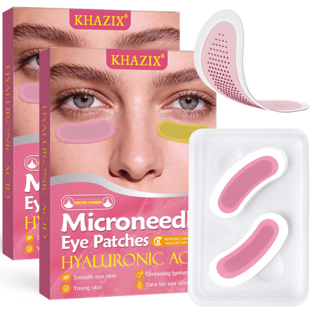 Retinol microneedle patches for targeted wrinkle care.