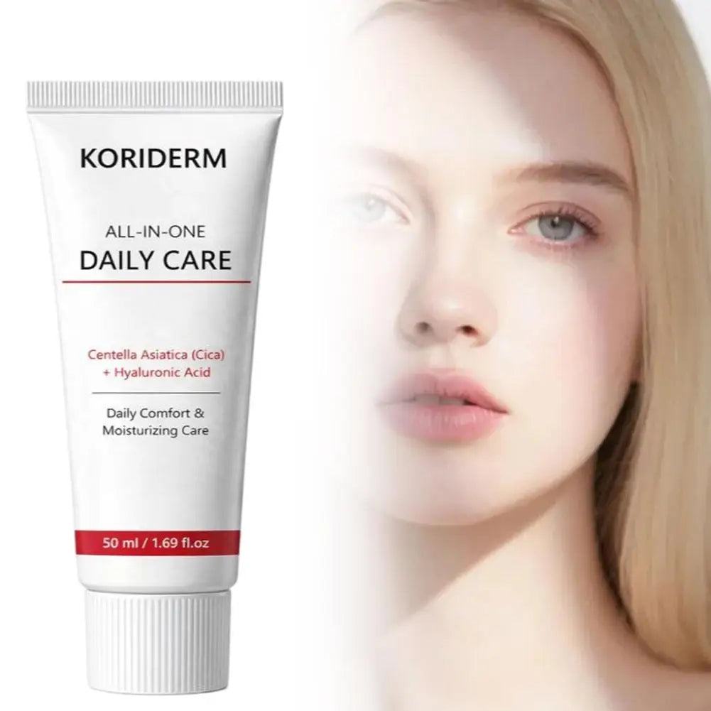 Centella Asiatica Firming Facial Cream Hyaluronic Acid Barrier Repair Moisturizing Gentle Non Irritating For Daily Skincare