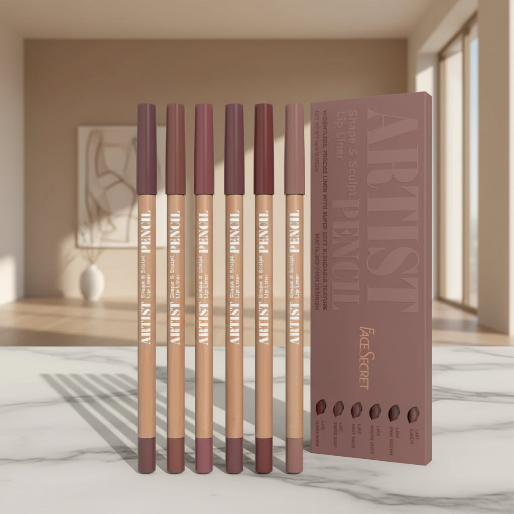 Face Secret Sculpt Lip Liner Set – Soft Matte Precision