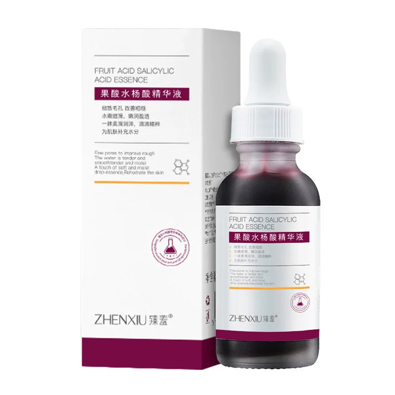 Salicylic Acid Shrink Pores Serum Exfoliating Moisturizing Nourish Smooth Pores Essence For Acne Blackhead & Pores Skincare
