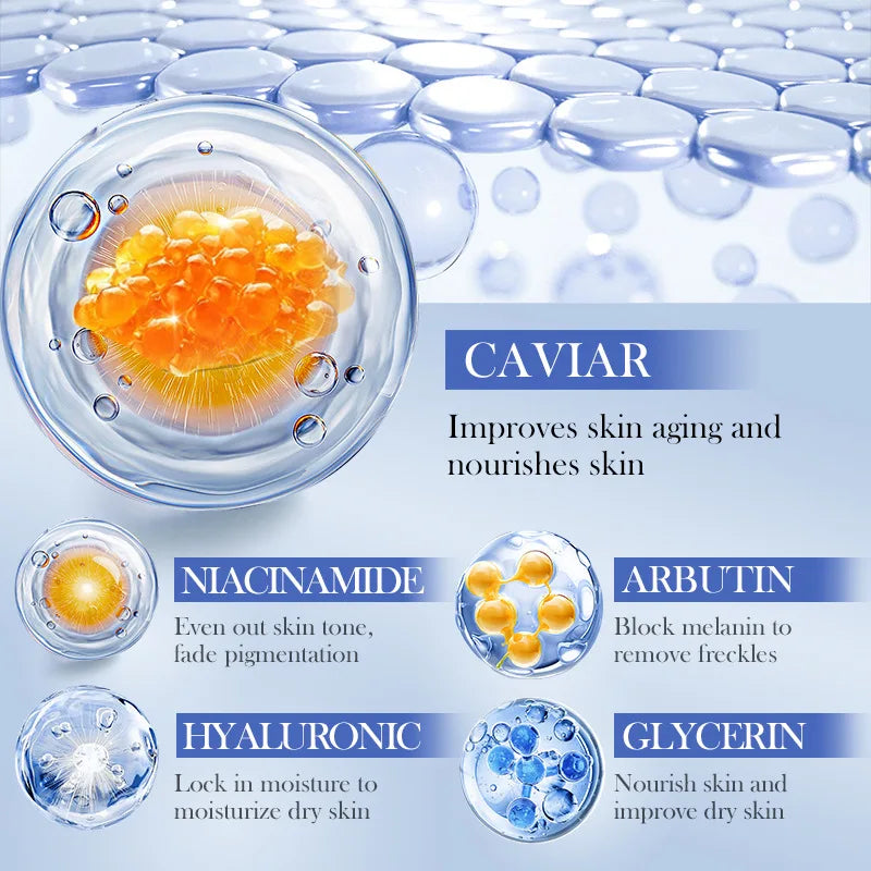 SADOER Caviar Hydrating Face Masks – Deep Moisture & Skin Tightening (5pcs)