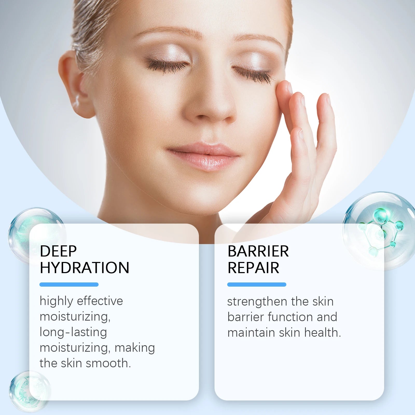 Hoygi Nicotinamide Face Serum for Reduce Melanin Fade Dark Spot Repair Nourishing Blue Copper Titanium Facial Skin Care Essence