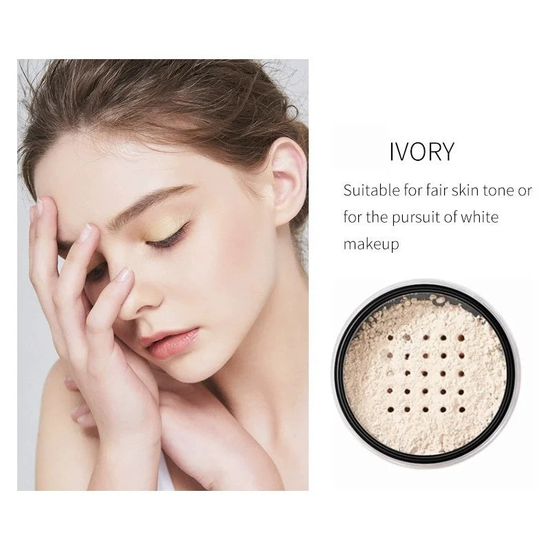 Professional Translucent Loose Powder – Matte Finish, Shine Control & All-Day Wear