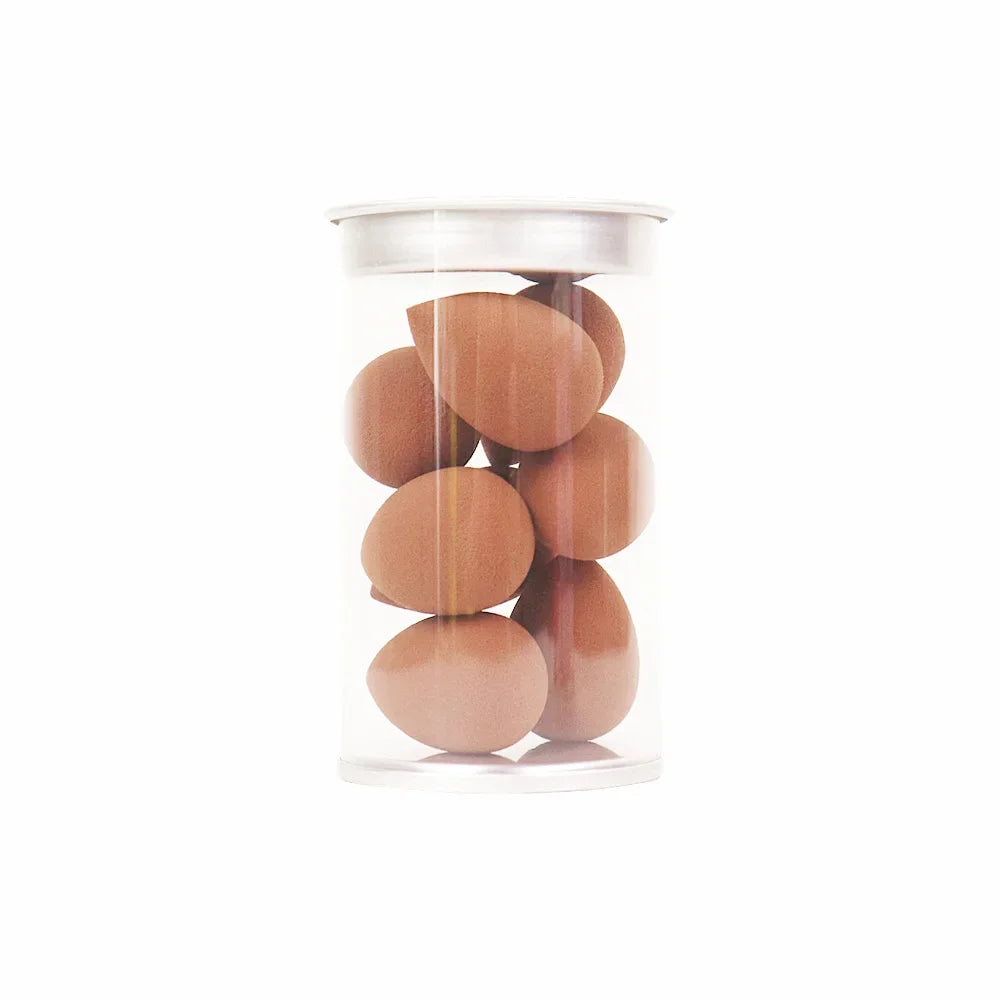 8 Pcs Mini Makeup Sponges with Storage Box - Ideal for Foundation, Cream Concealer Blending in Daily Makeup Routine