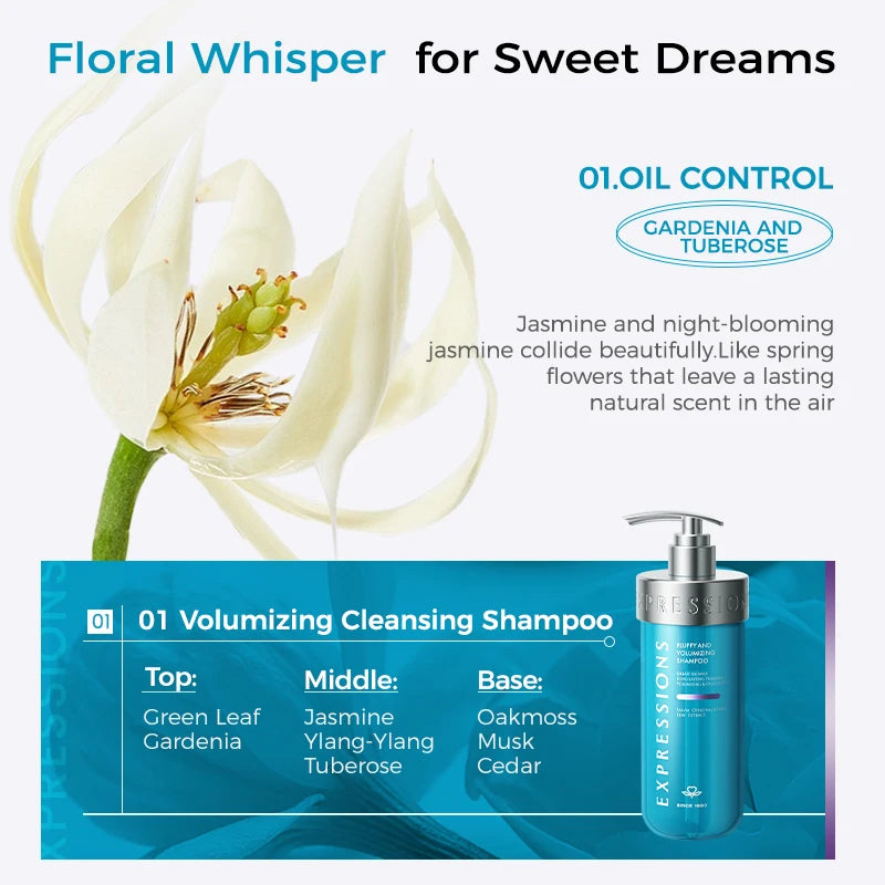 Silky Smooth Shampoo – Nourishing, Deep Cleansing, Moisturizing, Scalp Care & Long-Lasting Floral Fragrance