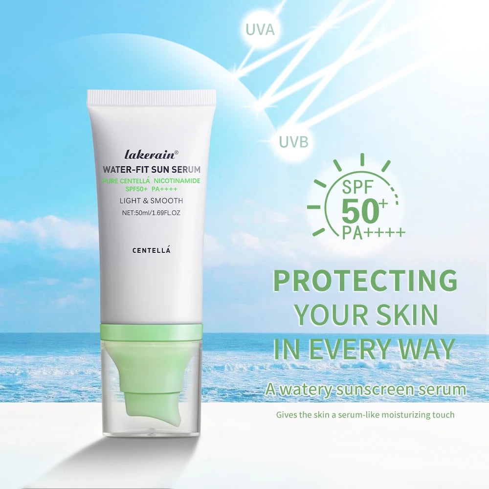 LAKERAIN SPF50 Sunscreen Lotion – Long‑Lasting, Non‑Greasy UV Protection for Face