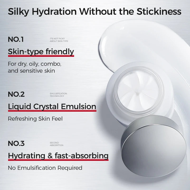Hydrating Soothing Essence Cream – Collagen, Ceramides, Hyaluronic Acid & Plant Extracts for Moisture & Skin Barrier Support