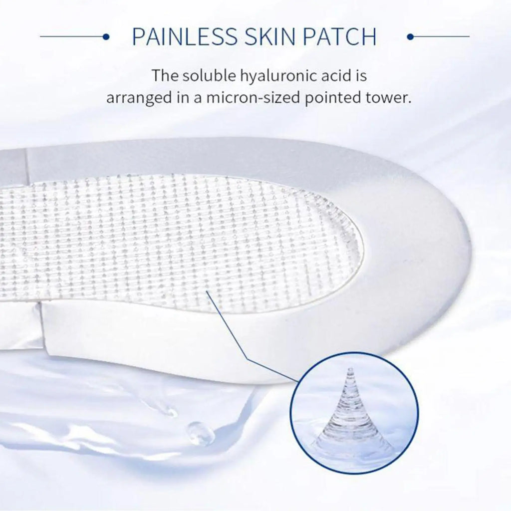 100 Pairs Hyaluronic Acid Microneedle Eye Patches For Anti Wrinkle Aging Eye Skin Firming Paste Remove Dark Circle Skin Care