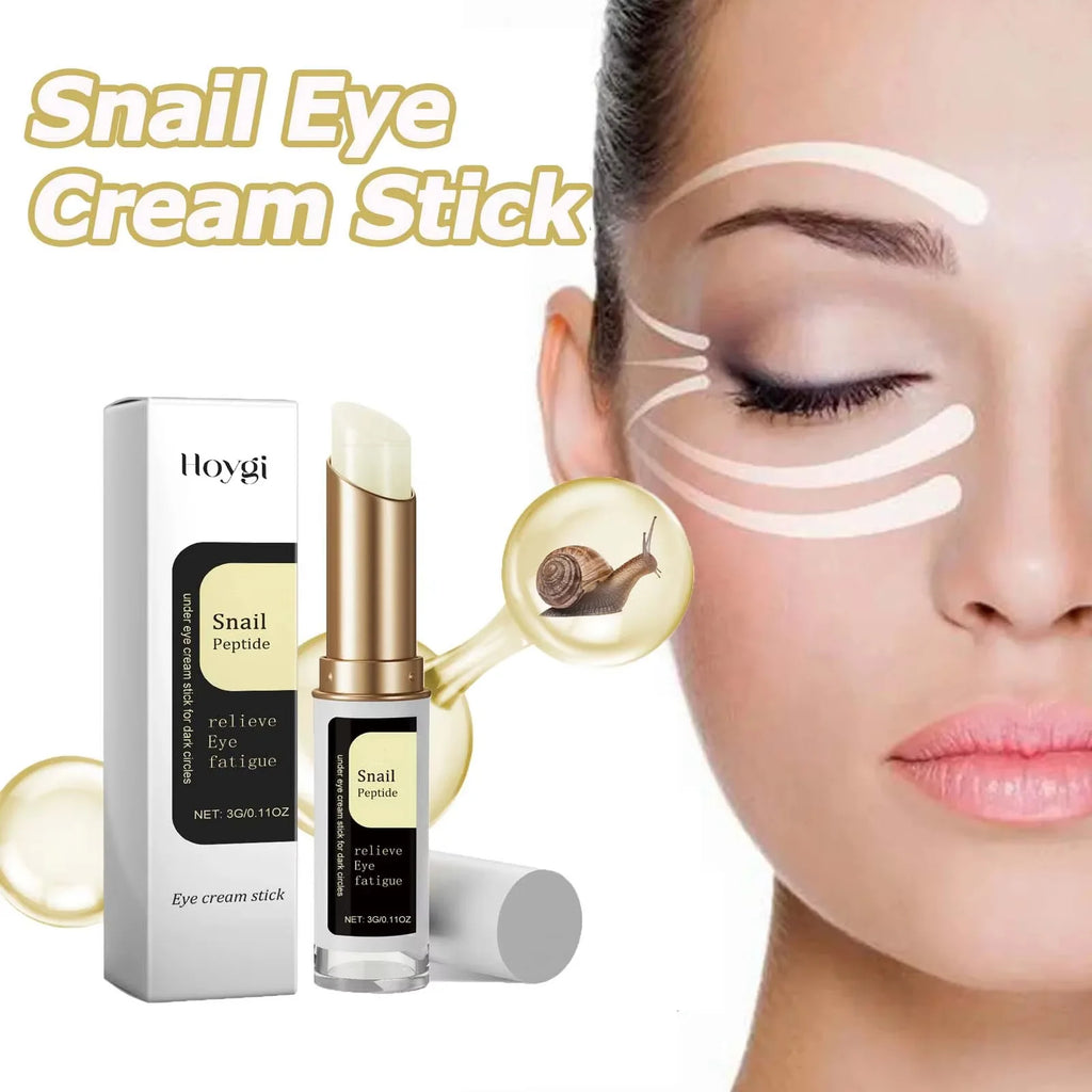 Snail collagen eye cream stick for targeted under‑eye care.