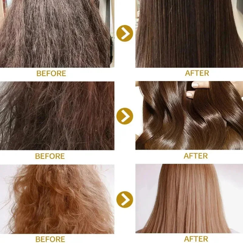Magical Keratin Hair Mask 5 Seconds Repair Damaged Frizzy Hair Soft Smooth Shiny Nutrition Deep Moisturize Nourishing Hair Care