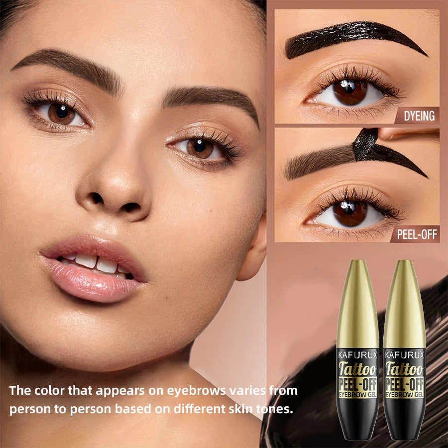 Peel Off Eyebrow Gel Tint, Semi Permanent Brow Tint, Waterproof Transfer-proof For Fuller Defined Looking Brows Makeup Gifts