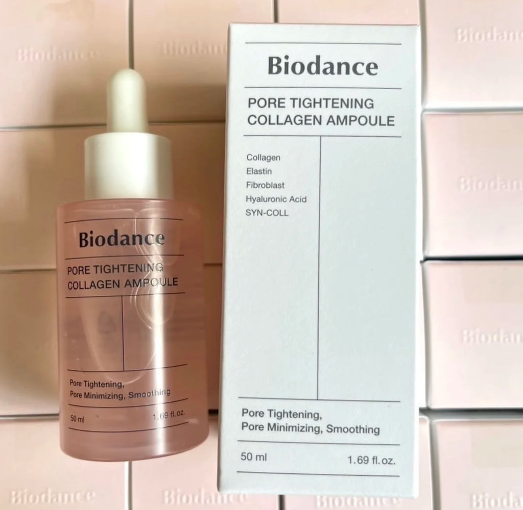 Biodance Pore‑Tightening Collagen Ampoule – Hydro Cera‑Nol Serum with Panthenol & Hyaluronic Acid (30ml)