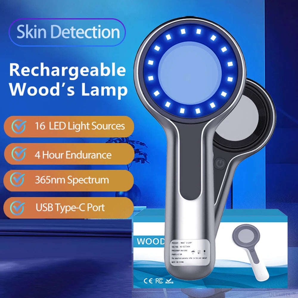 Facial Woods Lamp Skin Detection Device