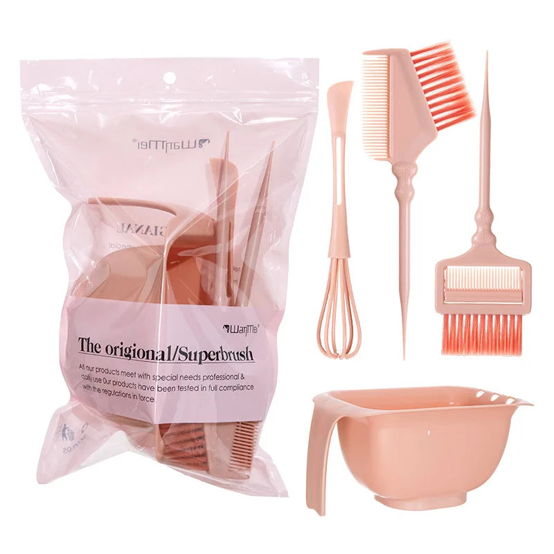 Complete Hair Coloring Kit, Reusable Salon‑Grade Comb Set