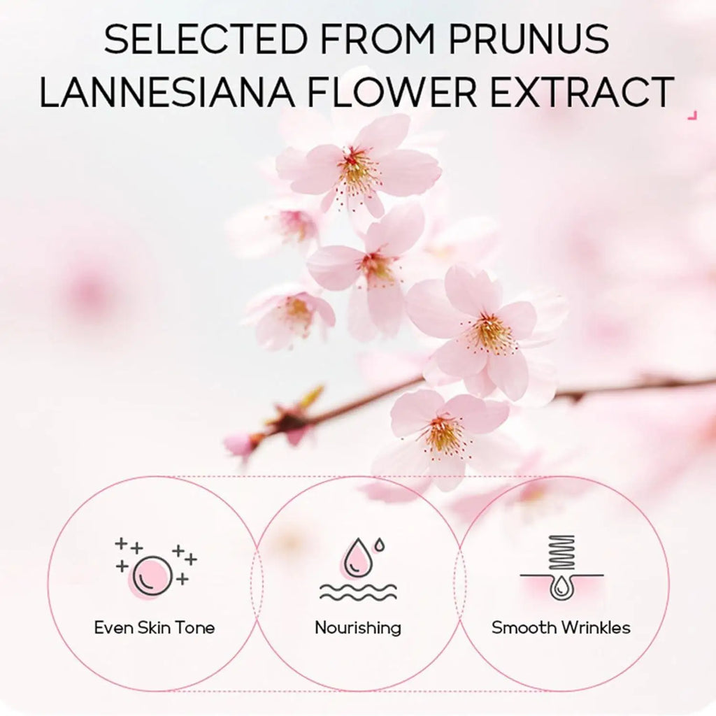 LAIKOU Sakura 24‑in‑1 Complete Skincare Set – Eye & Lip Masks, Serums, Cleanser, Toner & Cream