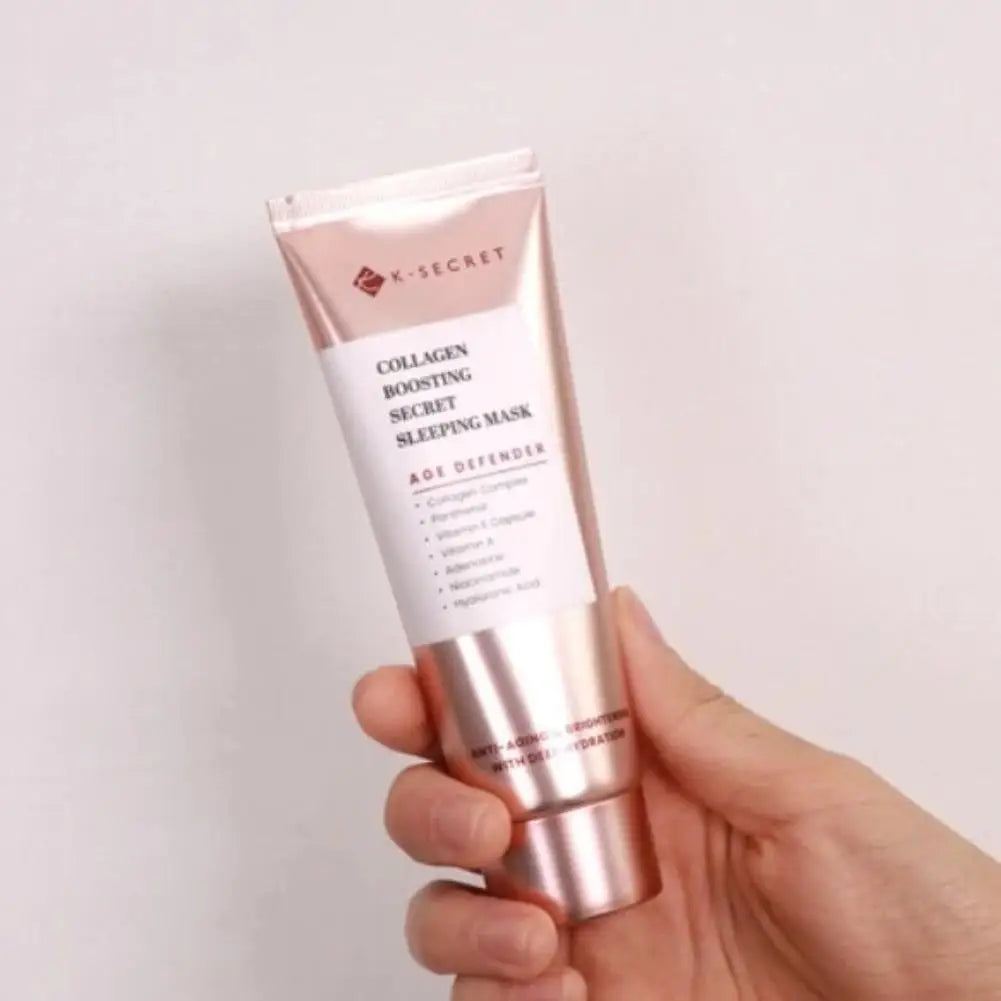 K-SECRET Korean Deep Collagen Mask Peel Off Mask Face Anti Wrinkle Lifting Skin Care Masks Pack Night Wrapping  Overnight Skin