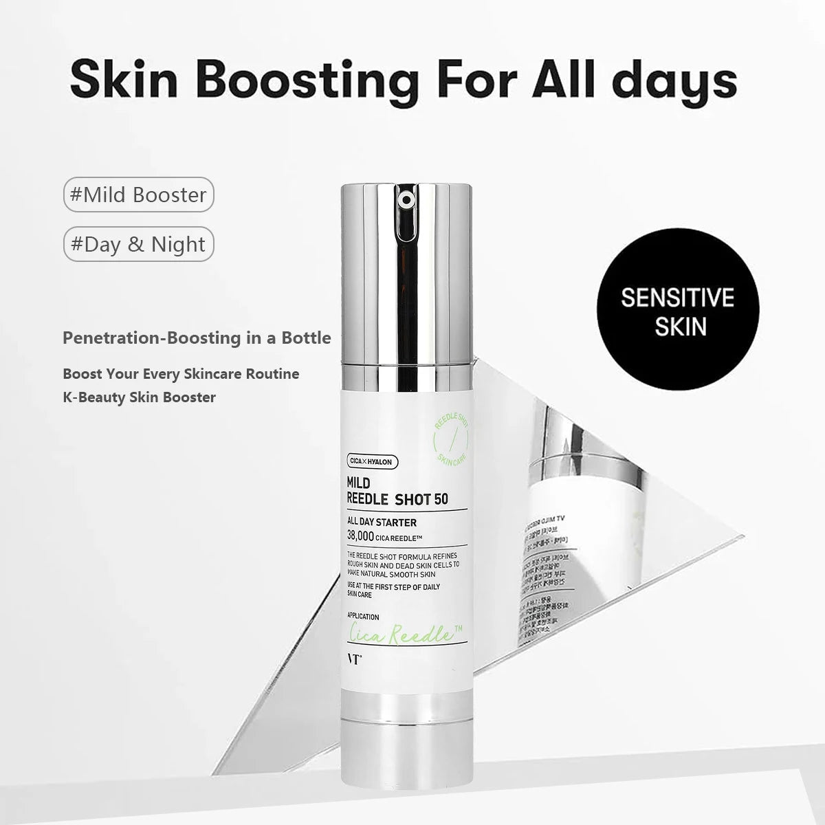 VT CICA Reedle Shot – Centella Asiatica Essence for Deep Hydration & Skin Recovery