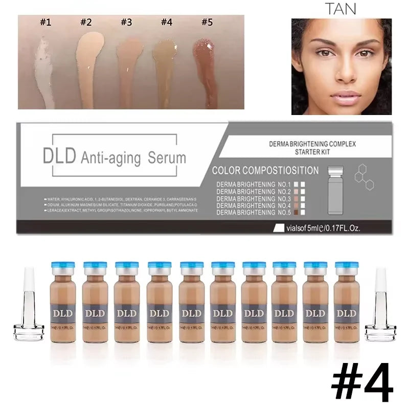 Korean BB Glow Ampoule 5ml – Whitening, Moisturizing & Sun‑Protective Foundation Essence