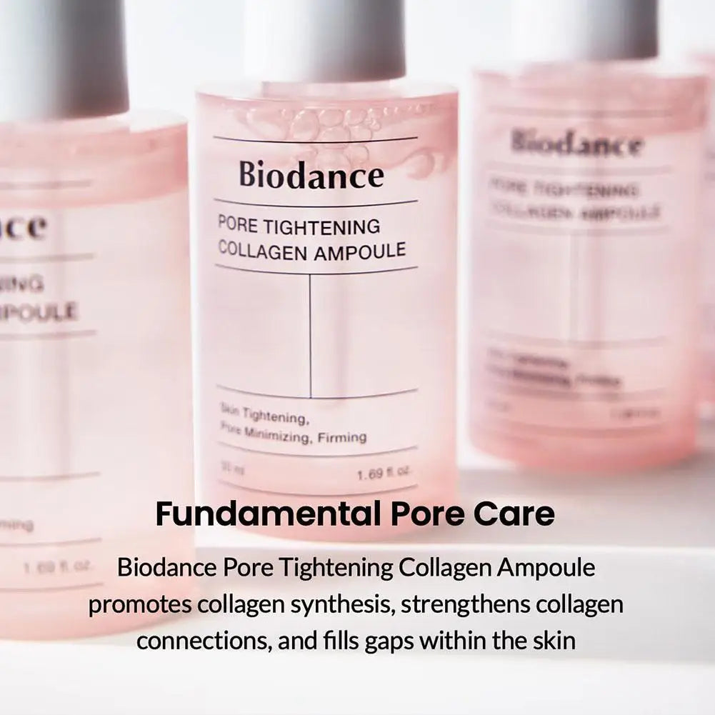 Biodance Pore‑Tightening Collagen Ampoule – Hydro Cera‑Nol Serum with Panthenol & Hyaluronic Acid (30ml)
