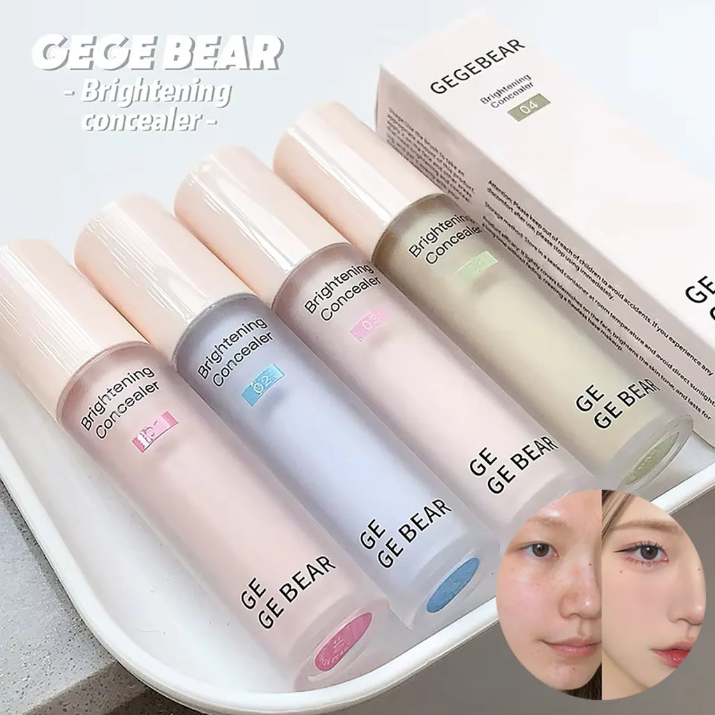 Gege bear Makeup Face Concealer Full Coverage Long Lasting Waterproof Liquid Base Eye Dark Circles Concealer