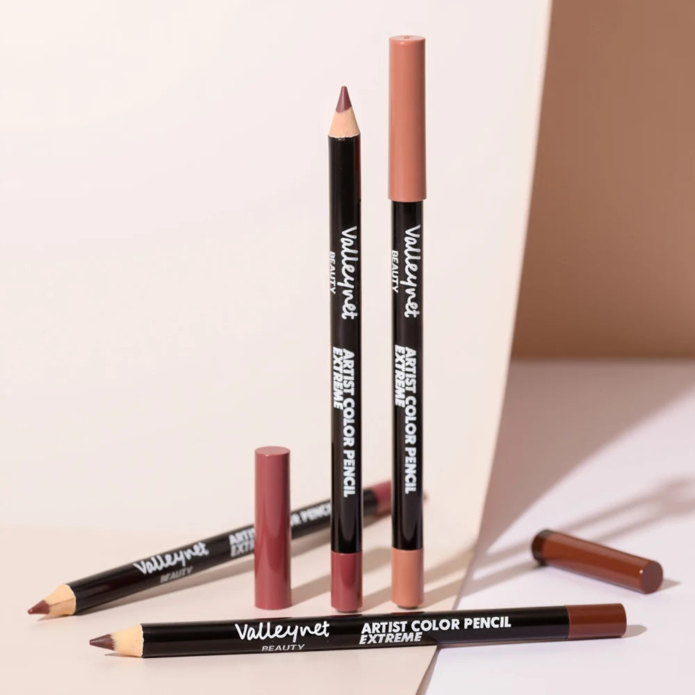 Set lip liner set and eyeliner set Nude Brown Collection