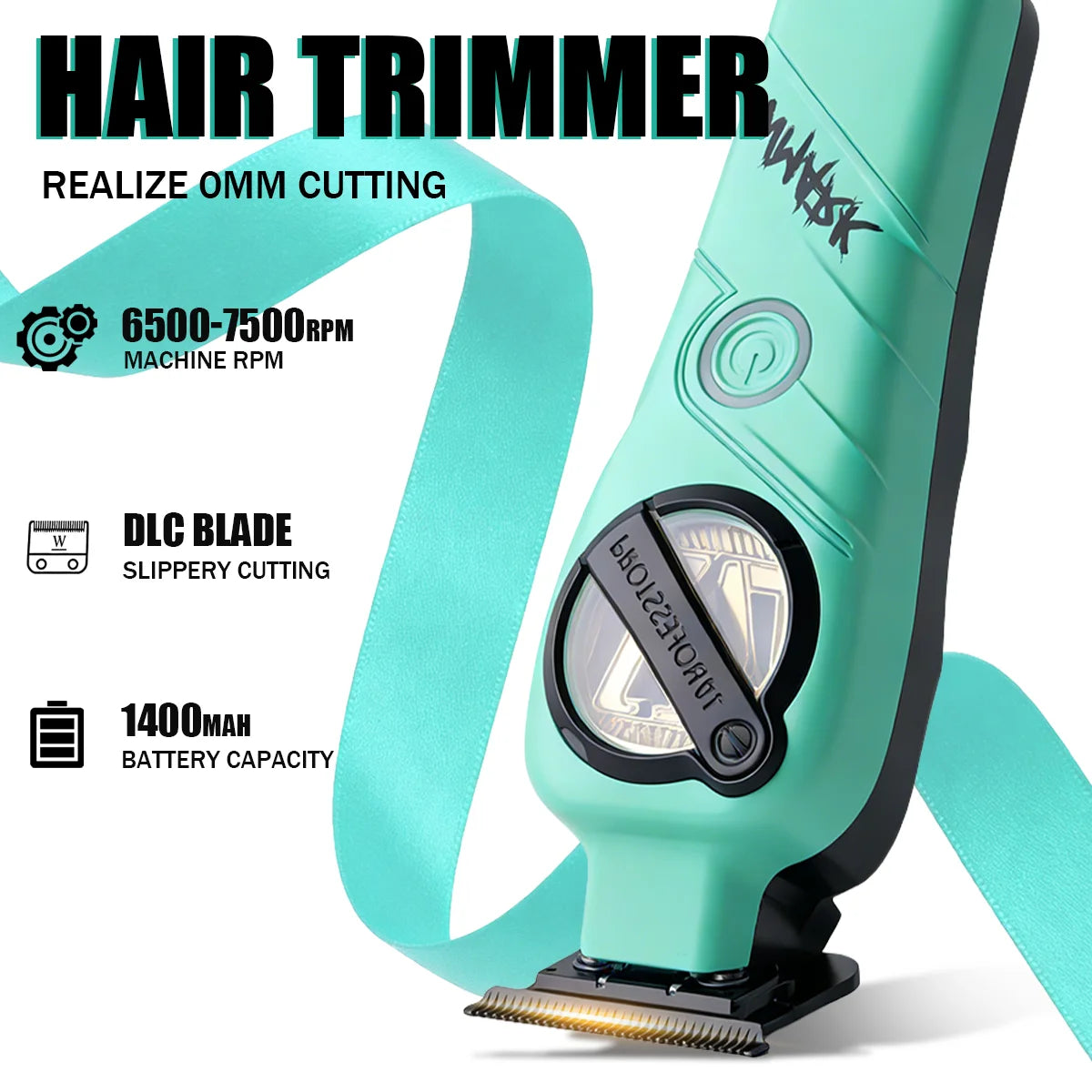 WMARK Professional Hair Trimmer 5 in 1 Barber KIT Shaver Hair Dryer and Spray Bottle Handheld Gift Box Trimmer for Men NG-8637