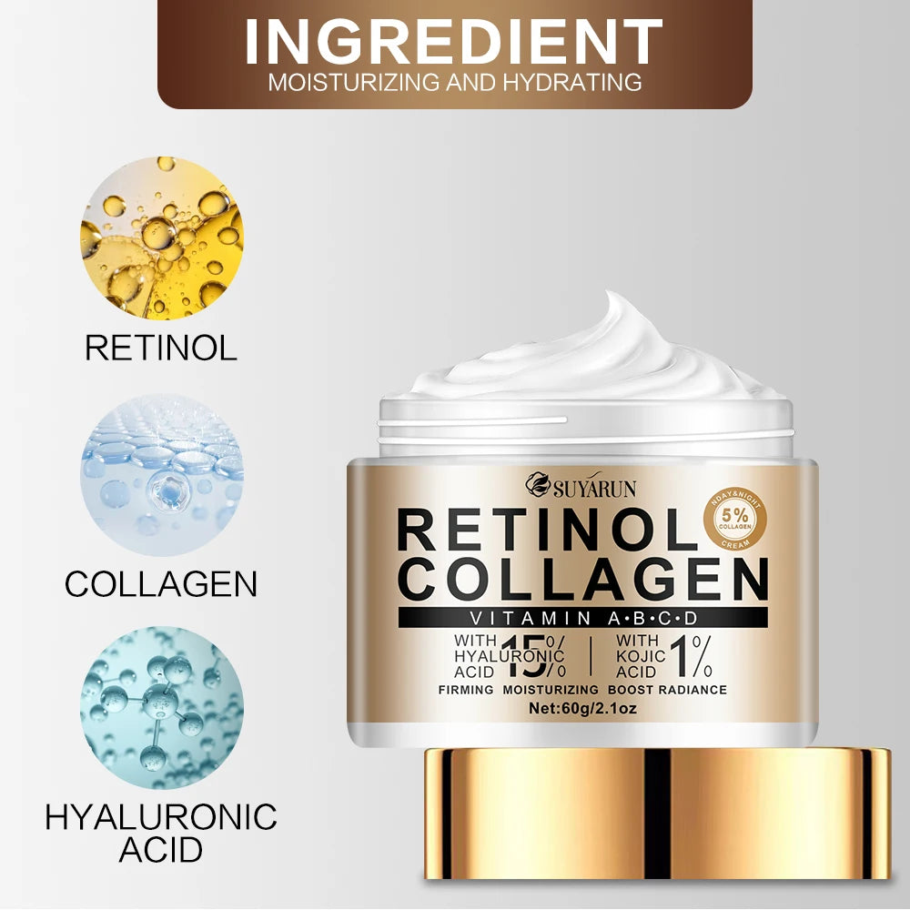 Brightening Collagen Moisturizer – Kojic Acid & Hyaluronic Acid Formula